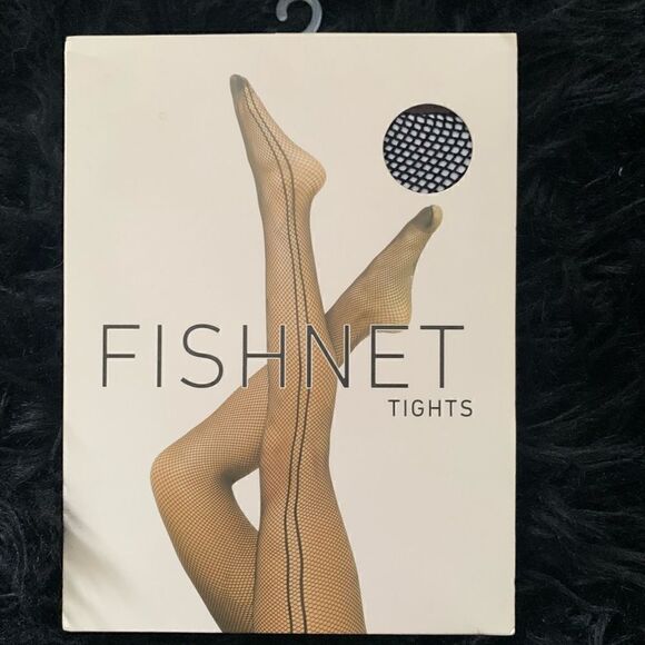 Forever 21 Black Fishnet Stockings Size Medium/Large - Picture 1 of 3